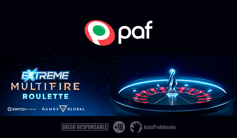 Nuevo juego Extreme Multifire Roulette en Paf Casino